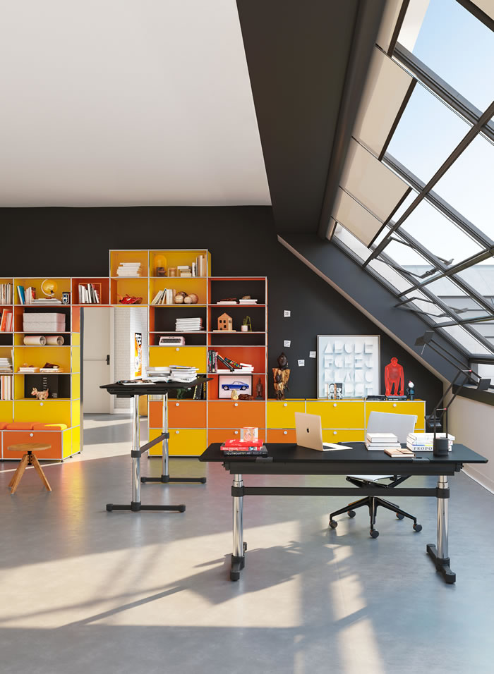 USM Möbelbausysteme – Gestalten Sie das Büro Ihrer Träume mit den individualisierbaren USM Designklassikern